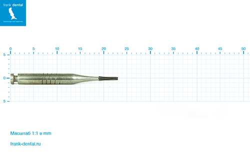 Бор твердосплавный Frank Dental типа RA - C.23.010.RA