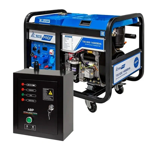 ТСС SDG 14000EHA дизель генератор с блоком АВР ТСС АВР-С 14000D/230/400 100139/190095