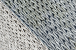 "Боно" лаунж-зона из искусственного ротанга (гиацинт), цвет серый