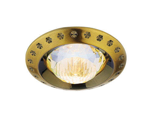 Встраиваемый точечный светильник 777 SB бронза MR16