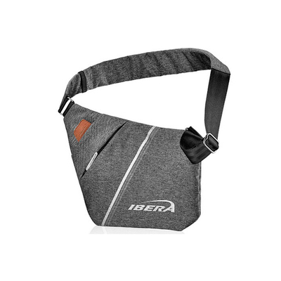 Сумка на пояс, перекидная через плечо, 1.5л, серая, 330x225x25мм.IB-SF1 GR