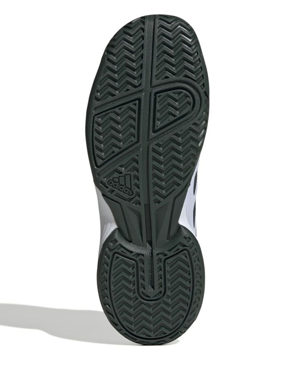 Детские теннисные кроссовки Adidas Ubersonic K - pure teal/silver metallic/lucid lemon