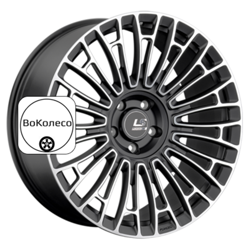 10x22/5x130 ET28 D71,6 LS FG25 MBF (конус, Колпак+лого) LS Forged