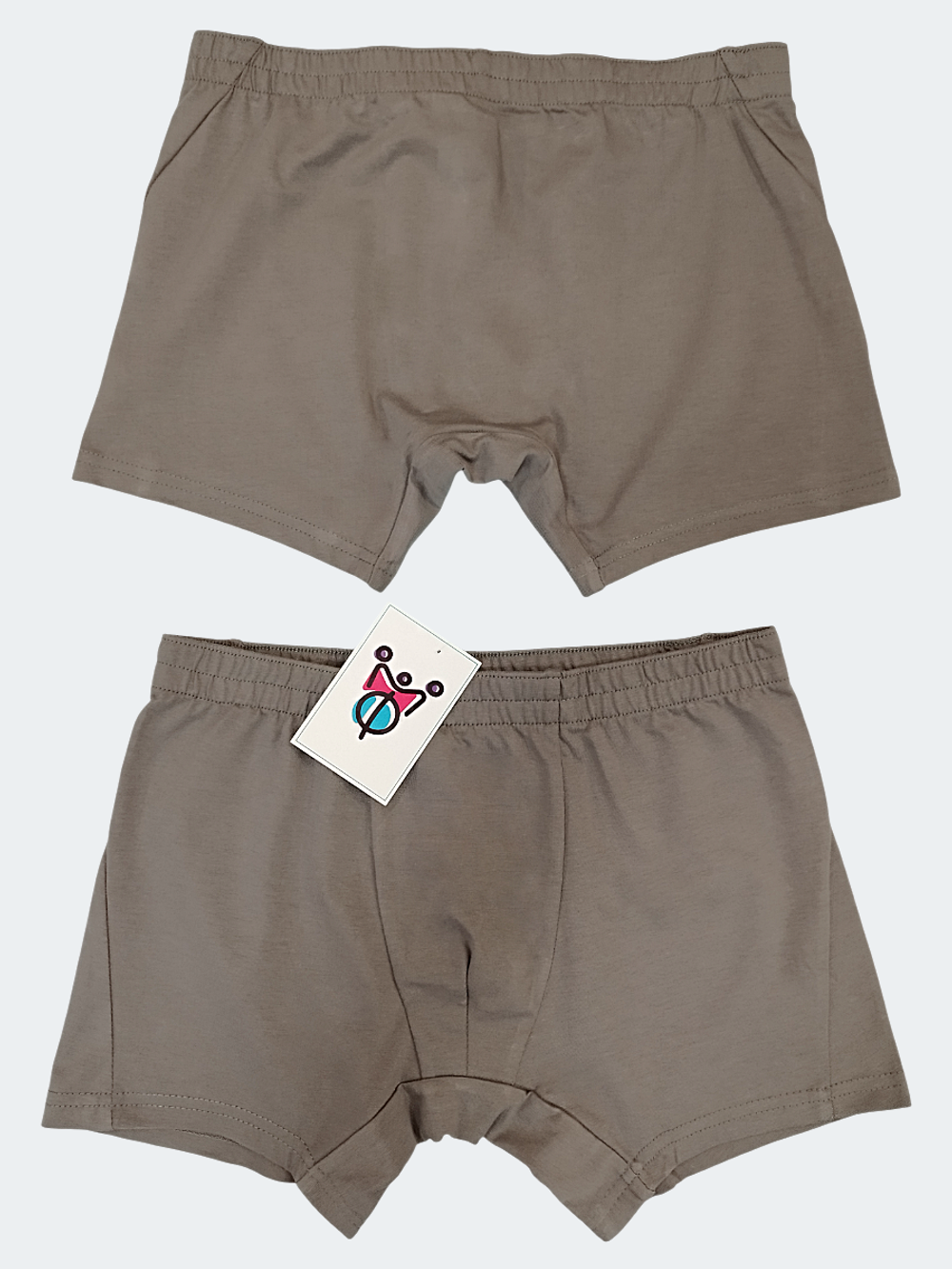 30091 Трусы-боксеры мужские кофе (48)