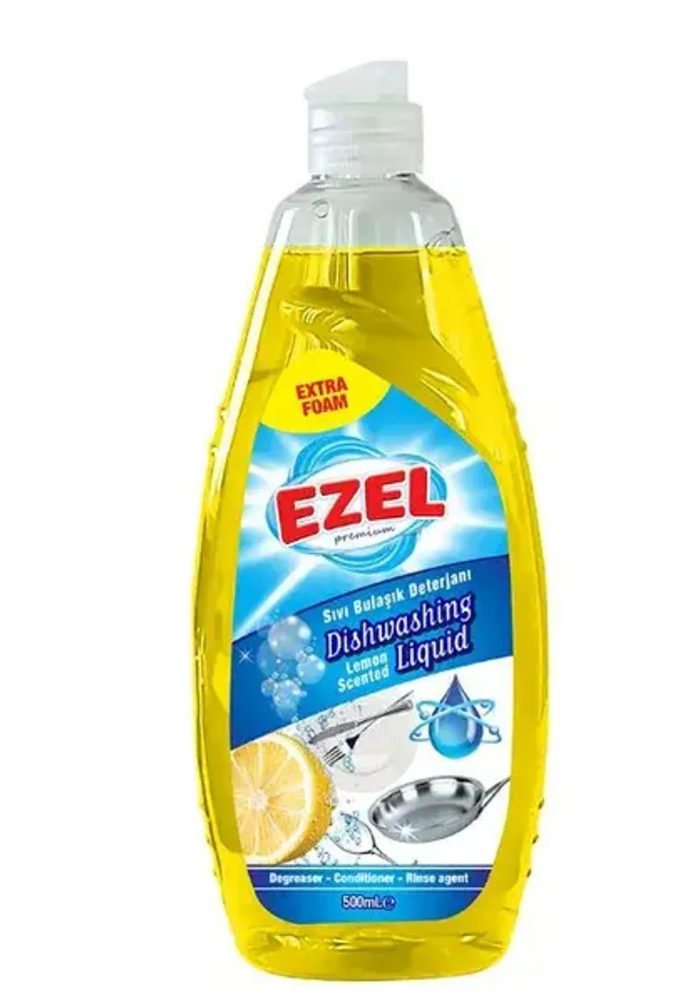 жидкость для мытья посуды EZEL 500мл лимон
