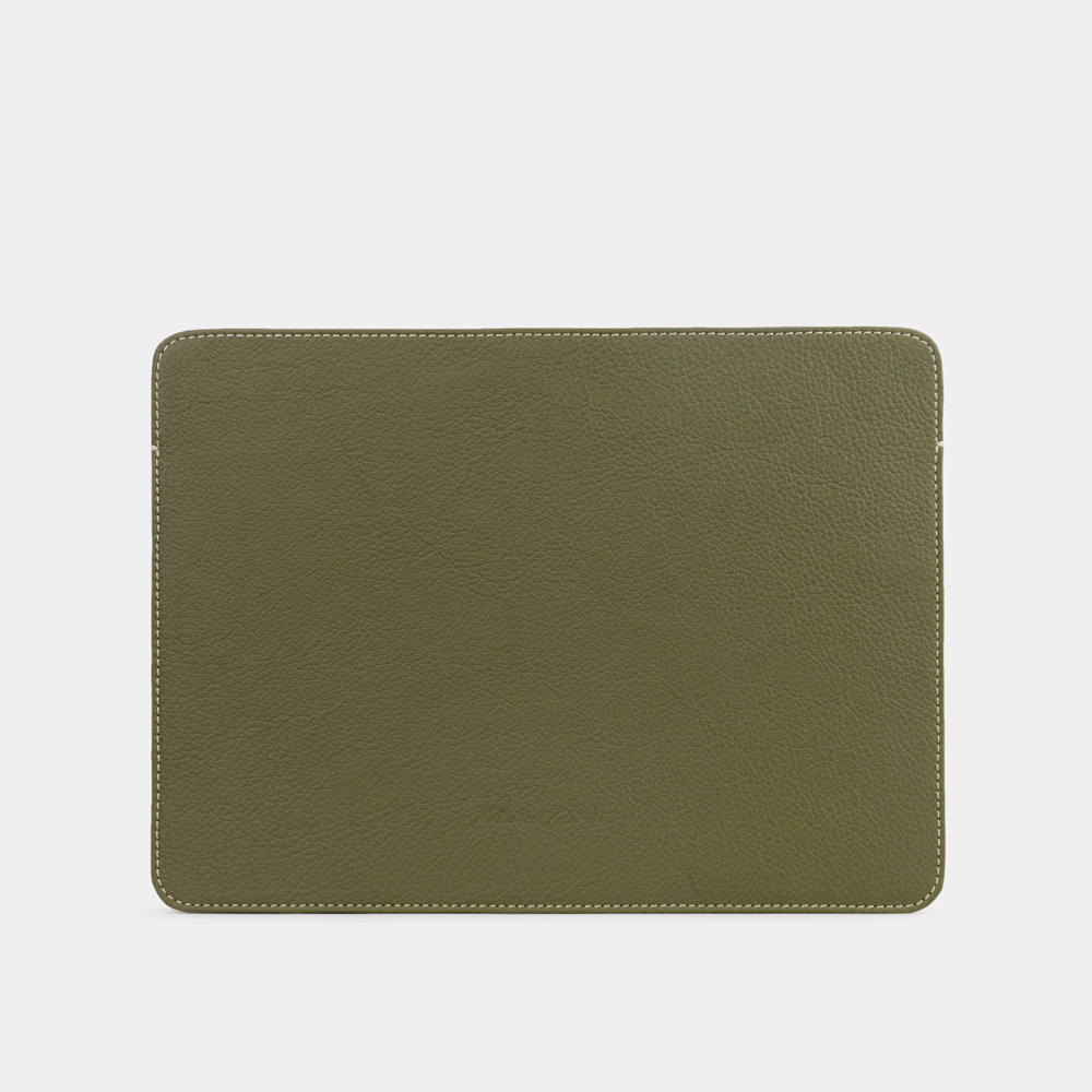 Чехол для iPad из кожи теленка, зеленого цвета