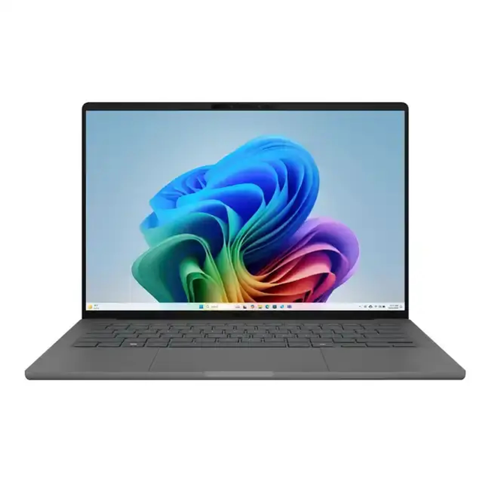Ноутбук Asus/Zenbook A14/UX3407QA-QD215W/1г/Snapdragon/X1 26 100/2,97 GHz/16 Gb/PCIe NVMe SSD/512 Gb/No ODD/Graphics/Adreno/256 Mb/14 ''/1920x1200/Win