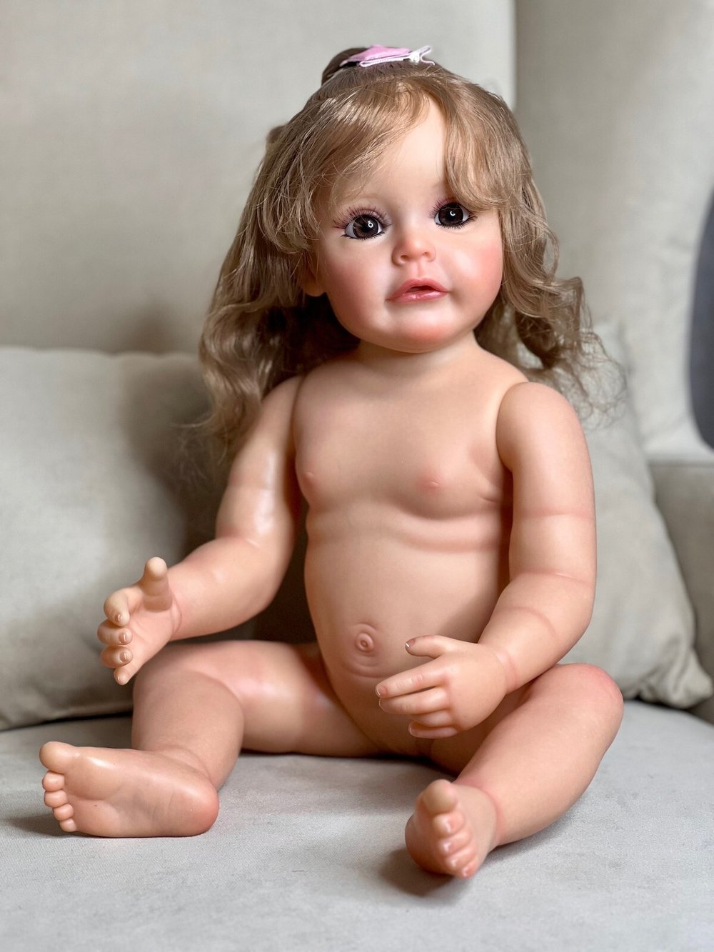 Кукла Реборн виниловая 55см в пакете (FA-170)