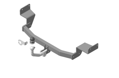 Фаркоп Motodor для Kia Rio седан 2021-2022, Solaris KRS 2024- (оцинк. Шар)(паспорт и сертификат в комплекте)(без электрики) 91013-A