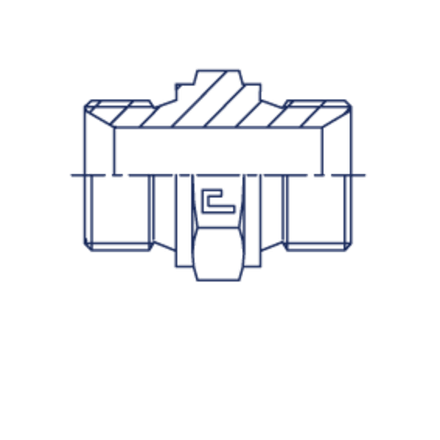 Соединение P BSP 1.1/2 - BSP 2