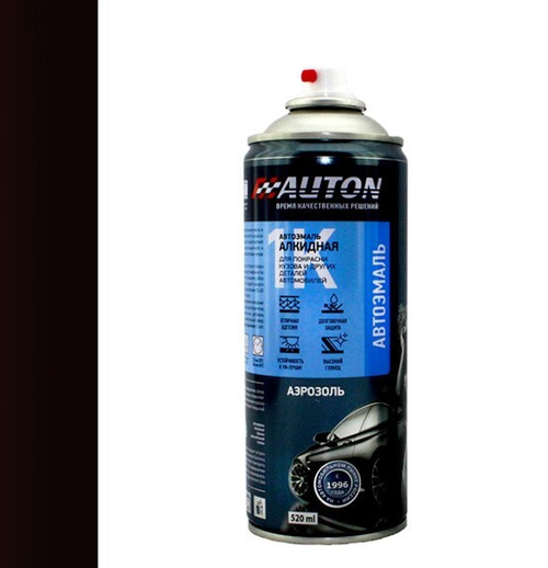 AUTON Автоэмаль алкидная ТЁМНО-КОРИЧНЕВАЯ 793, аэрозоль 520мл