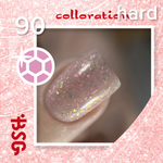 Цветная жесткая база Colloration Hard №90 - Натуральный розовый  "Хрусталь"  (20 мл)