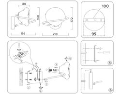 Ambrella Настенный светильник Floristic LH15005