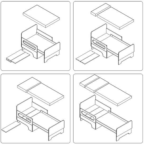Кровать ПРЕМЬЕРА Вырастайка