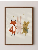 Постер для детской 50х70 см без рамки эстетика