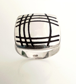 Ювелирное кольцо "Эстерелла", серебро 925 проба, с эмалью/ Ф