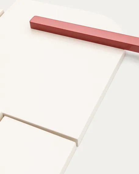 Стеновая панель Danei бело-красная 50x30 см