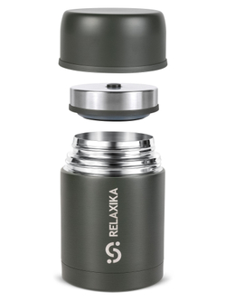 Термос для еды Relaxika 301 (0,7 литра), хаки
