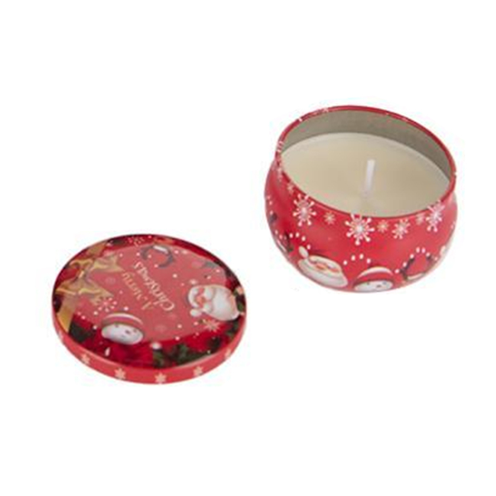 свеча 12шт набор 4.1см новогодняя (красный, белый)