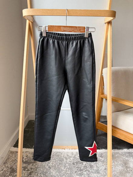 Леггинсы Monnalisa экокожа, 128