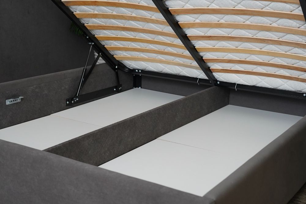 Кровать Венеция 1,8 Графит Софт