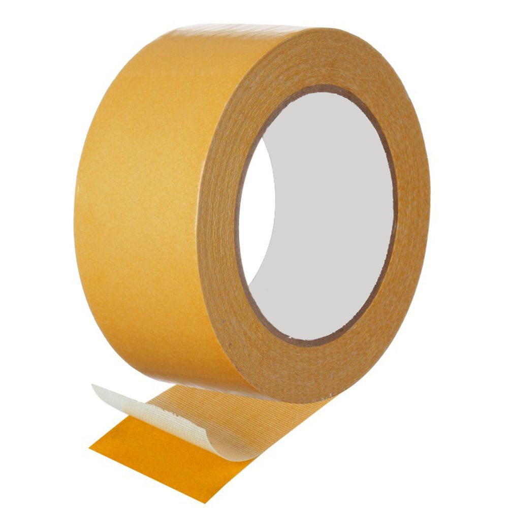 Лента клейкая двусторонняя на тканевой основе, суперпрочная 5 см*10 м