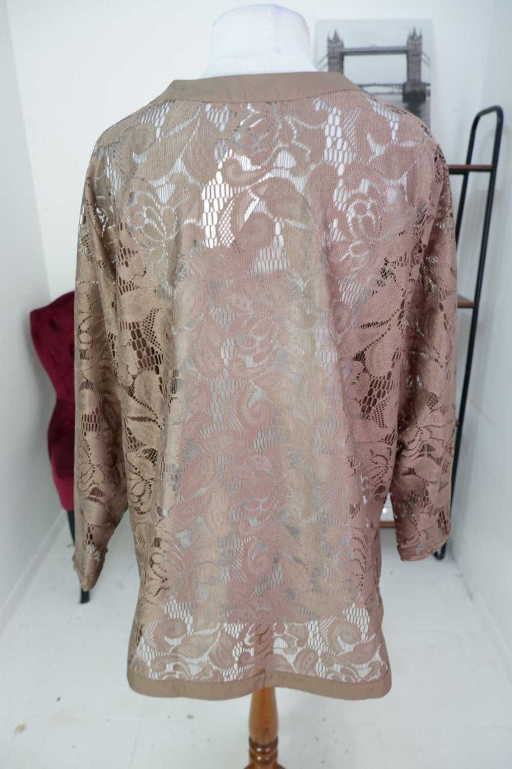 Кардиган ажурный 60 размер