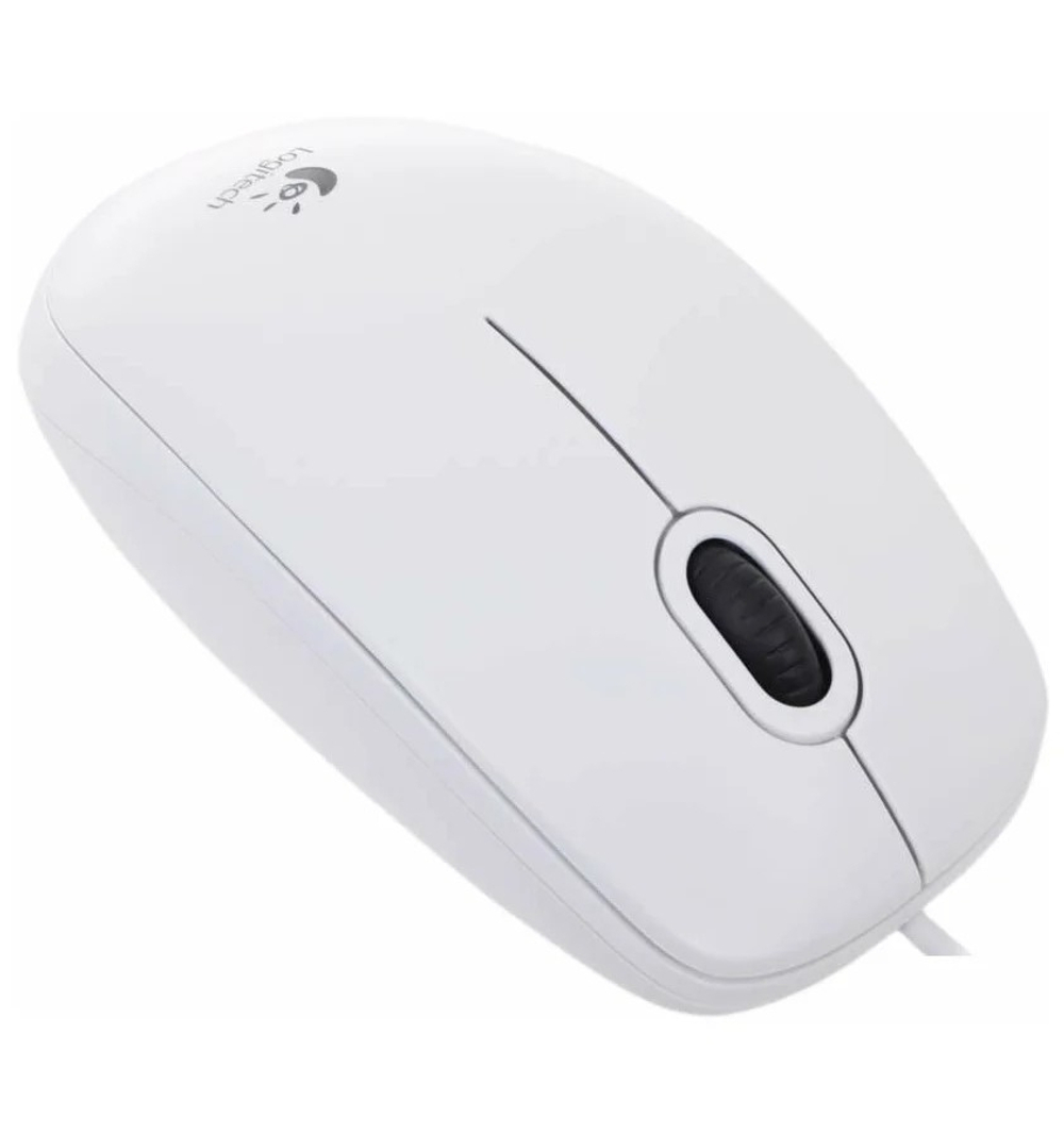 910-003360 Мышь Logitech B100 White USB OEM
