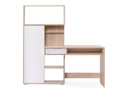 Письменный стол Зануг 150х58х149,5 дуб сонома / белый