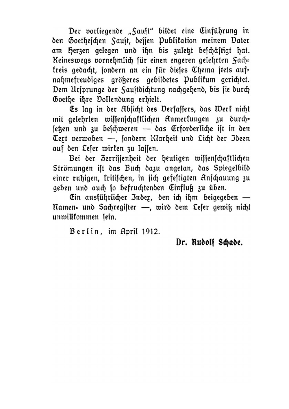Faust Vom Ursprung Bis Zur Verklärung Durch Goethe | O. Schade