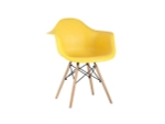 Кресло  Bari в стиле Eames DAW желтый