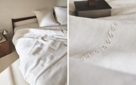 Пододеяльник Zara Home, лён 100%, однотонный, 5190/088