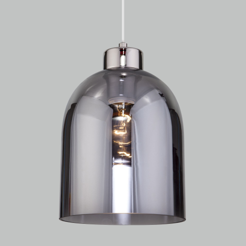 Подвесной светильник со стеклянным плафоном 50119/1 никель