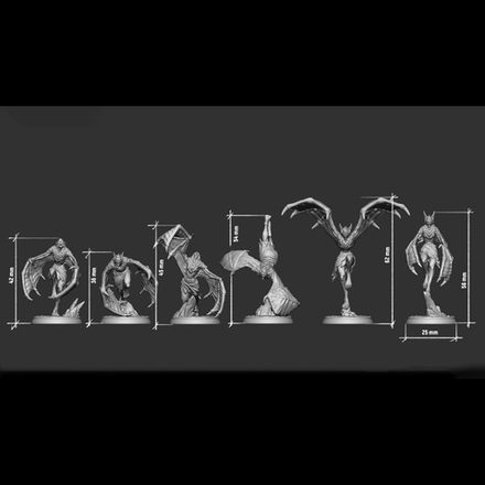 Набор «Вампиры-нетопыри» 6 штук