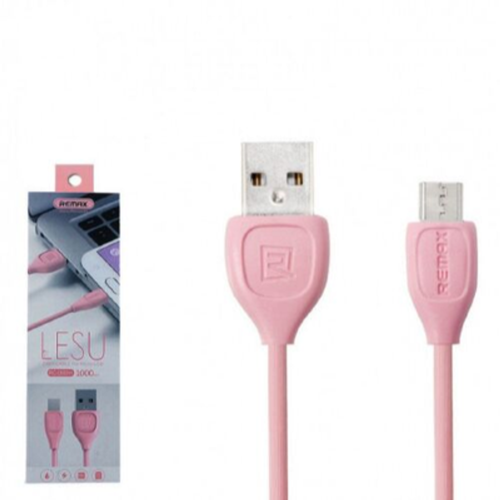 Кабель 1m USB/Micro 1.2A RC-050m Lesu Remax pink