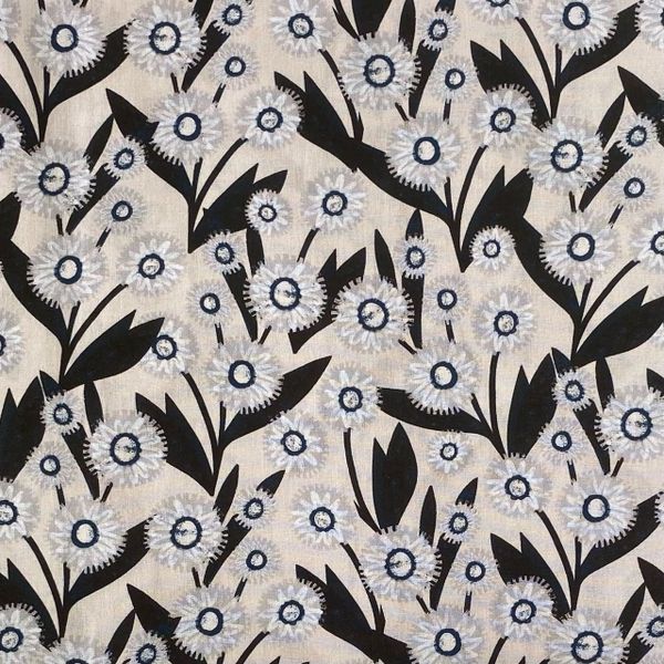ПОЛНОЧНЫЕ ЦВЕТЫ #7, 100% хлопок Handmade Fabrics 1