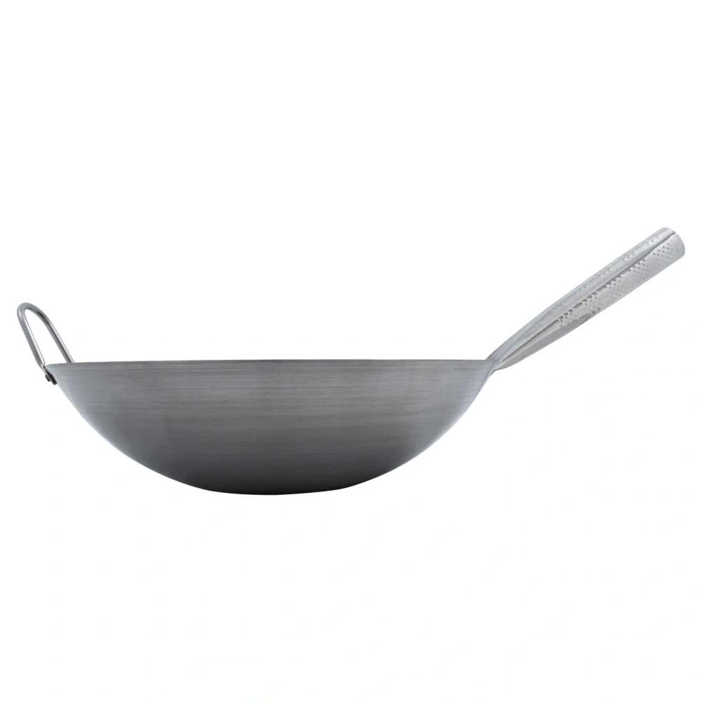 Сковорода ВОК для индукционных плит EKSI SS pan (Wok)