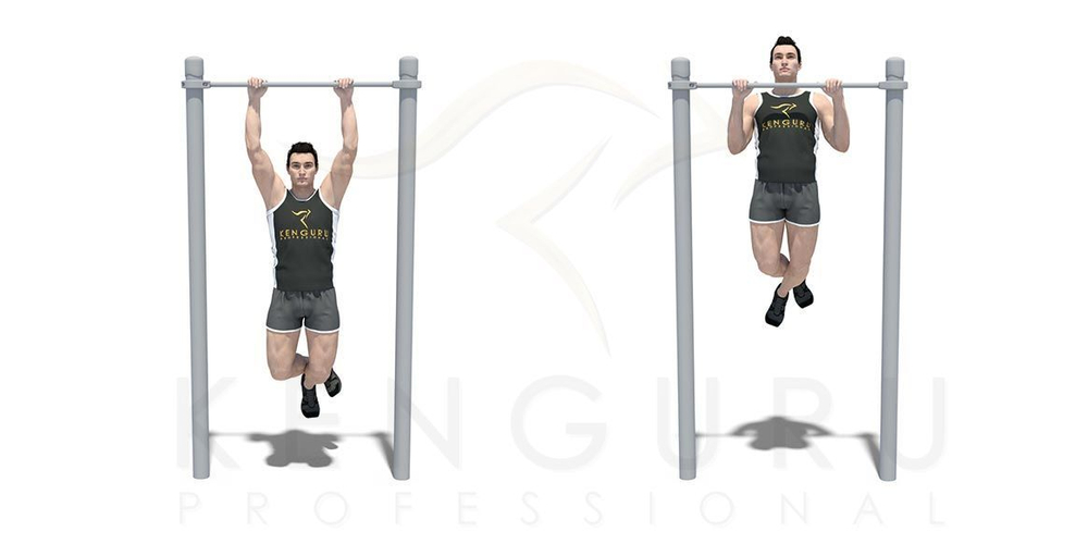 Воркаут комплекс 3 турника, шведская стенка, брусья и наклонная скамья - Кенгуру Стандарт