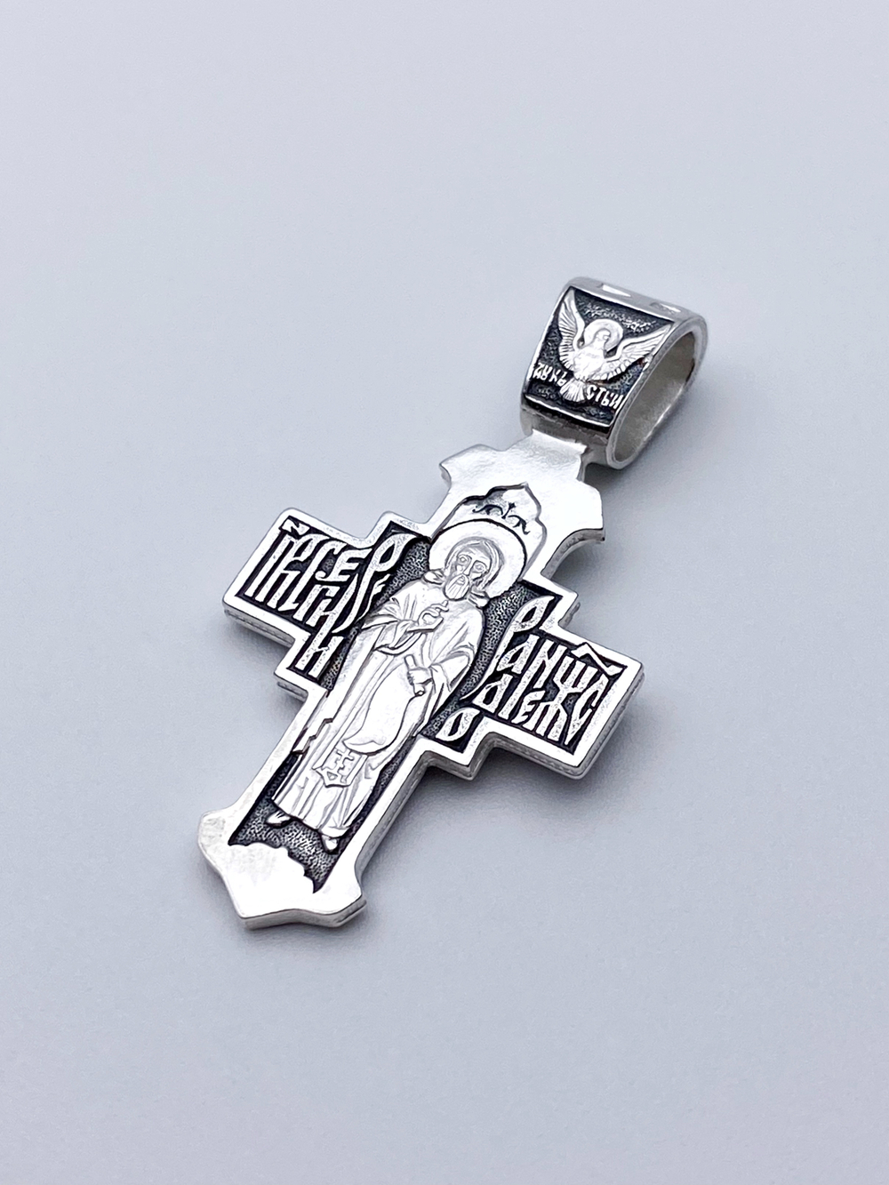 Крест ЛК237 Сергий Радонежский (Ag 925)