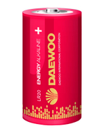 Батарейка Daewoo Energy Alkaline D (LR20), щелочная, BC2