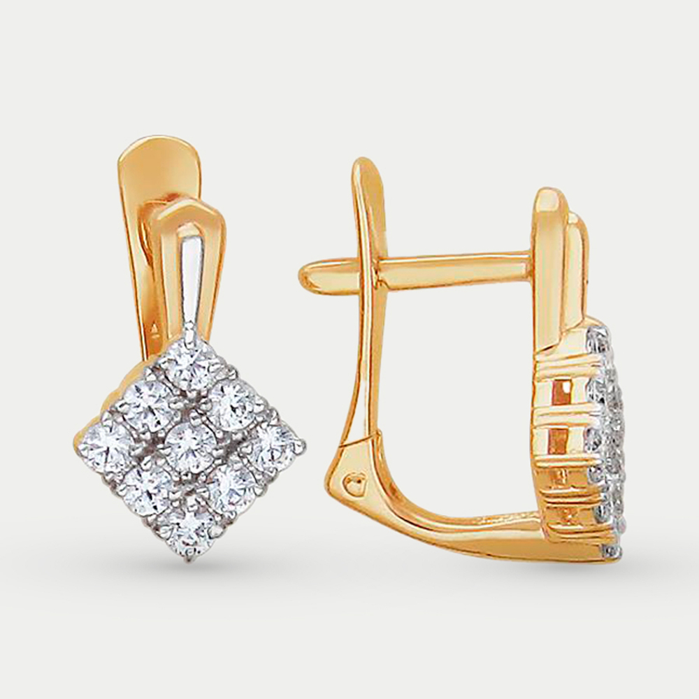 Серьги золотые