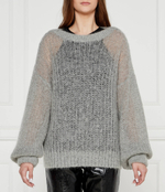 Хлопковый свитер fablura BOSS BLACK - серый(50518350)