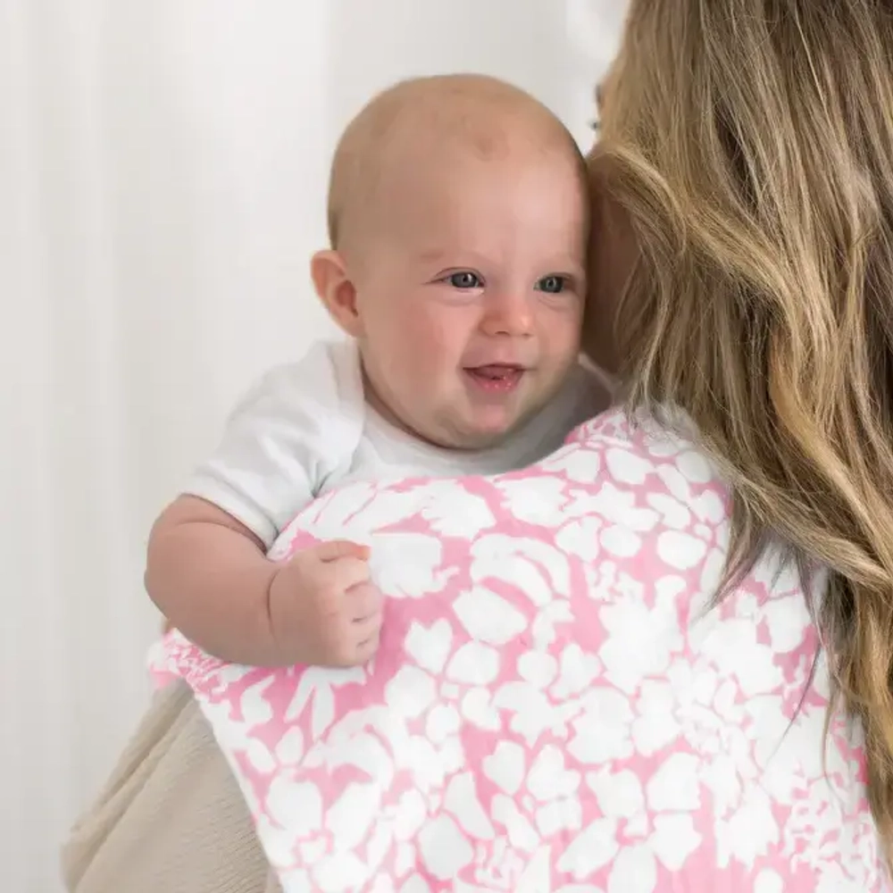 SwaddleDesigns SD-454P Пеленка маркизет - Lush Botanical Floral, Pink