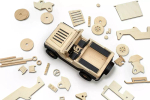 Внедорожник Off-Road от TARG - деревянный конструктор, сборная модель, 3d пазл