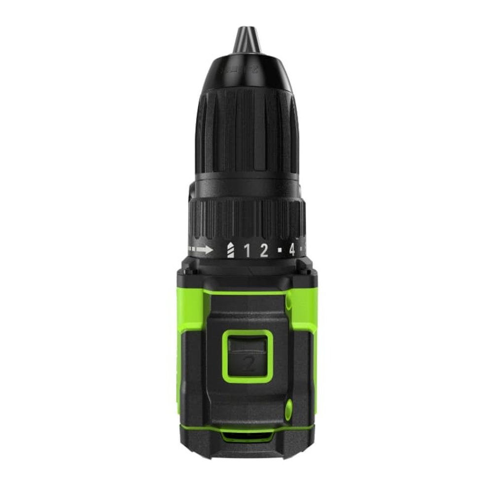 Дрель-шуруповерт акк. Greenworks DD345, 24V, б/щет,0-450/0-1850 об/мин, 25/45 Нм,1,5-13мм, LED, (3708307)
