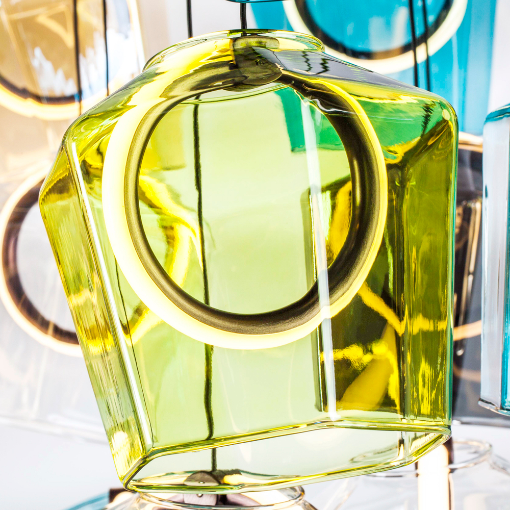 796349 Люстра CARAMELLO LED 24х6W 2600LM КОФЕЙНЫЙ/МУЛЬТИКОЛОР 3000K