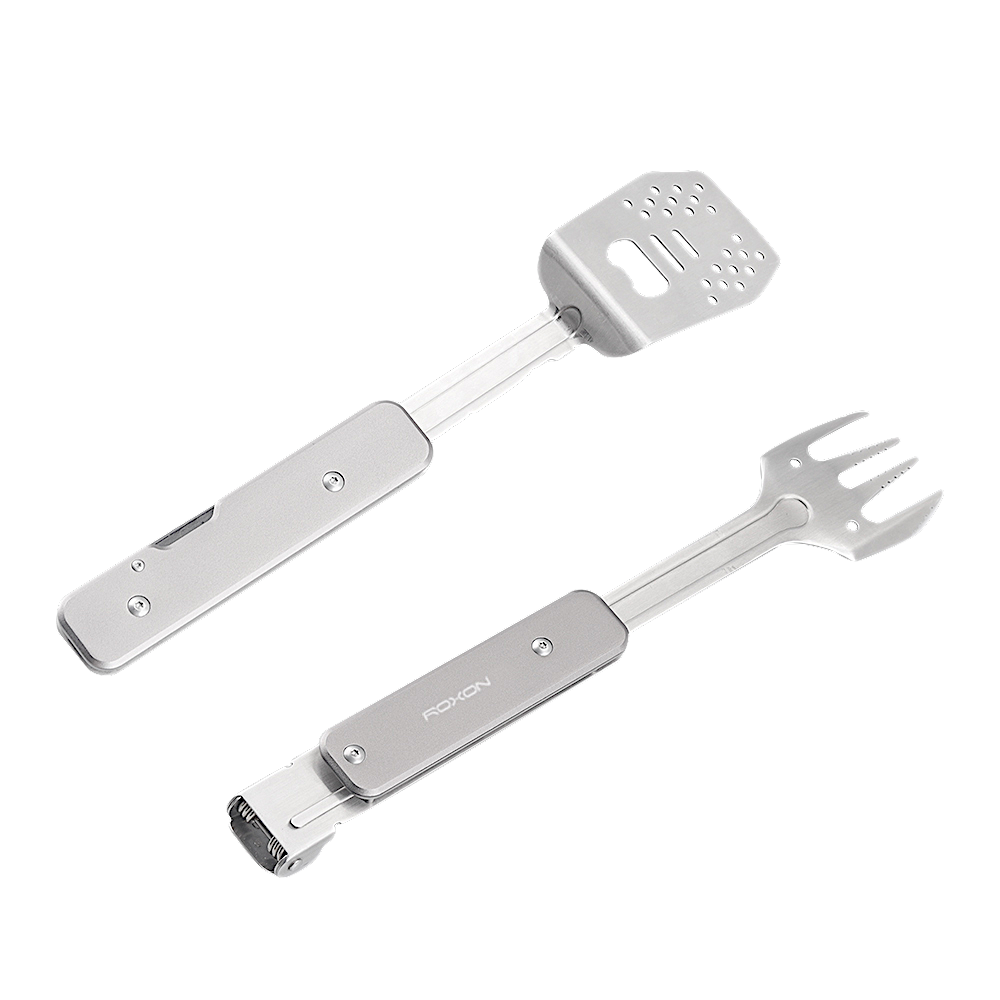 Мультитул для барбекю Roxon S602 Компактный мини набор (4 в 1) -