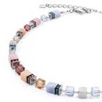 Колье Coeur de Lion Light blue-Beige 3039/10-0738