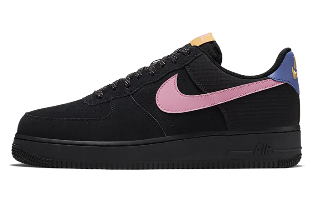 Nike Air Force 1 Low 07 LV8 2 cowhide lightweight low-top sneakers for men and women with the same black powder