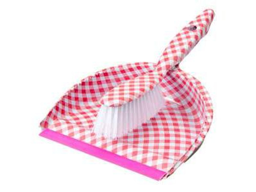 Совок+щетка "Красная клетка"                  ХХ